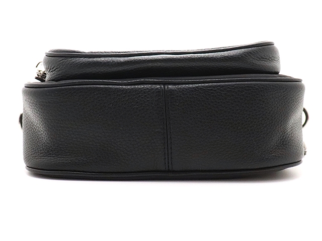 COACH コーチ ショルダーバッグ ブラック レザー ナイロン【205 COACH コーチ ショルダーバッグ ブラック レザー ナイロン【205