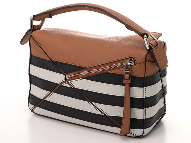 LOEWE ロエベ パズル 2wayバッグ ブラウン×ホワイト×ブラック