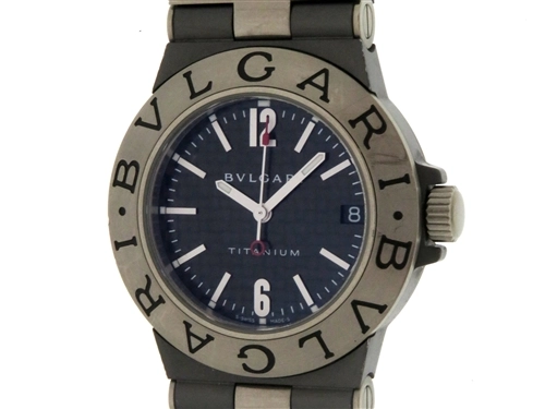ブルガリ 腕時計 TI32TA ディアゴノ チタニウム／ラバーバンド-