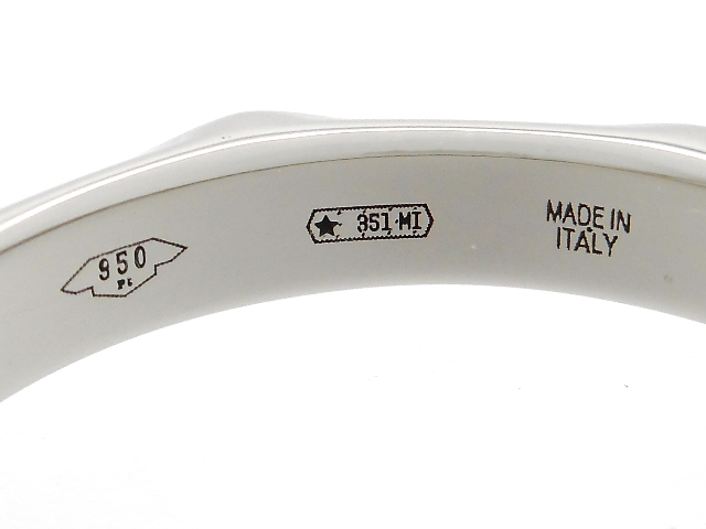 箱 ブルガリ 53 インフィニート リング 指輪 Pt950 プラチナ 3892 箱 ブルガリ 53 インフィニート リング 指輪 Pt950 プラチナ 3892 イン