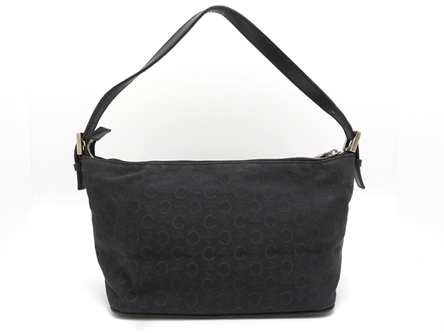 美品❤箱付き☆CELINE【セリーヌ】エンブレム マカダム ブラック パンプス 美品箱付き☆CELINE【セリーヌ】エンブレム マカダム ブラック