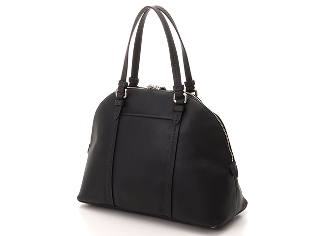COACH ブラックレザー ショルダーバッグ COACH ブラック レザー ショルダーバッグ