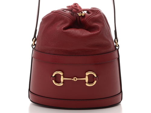 GUCCI グッチ ホースビット1955 レッド レザー【430】2148103108440 の  