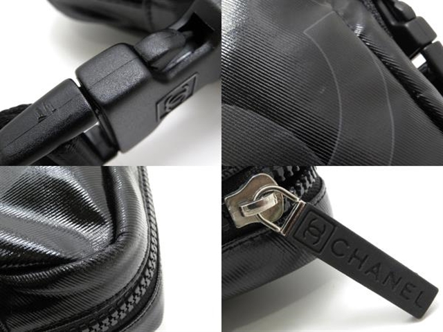CHANEL シャネル スポーツラインショルダーポーチ ブラック
