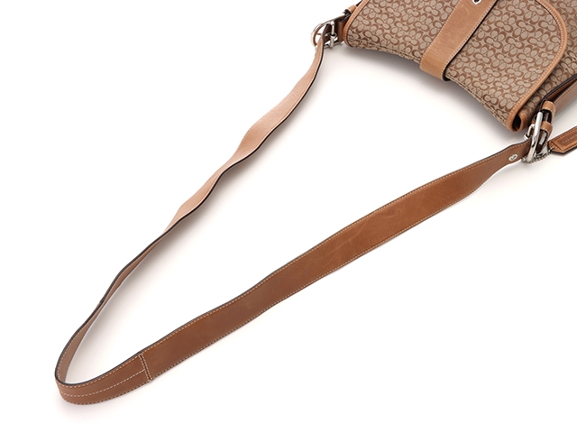 COACH コーチ ショルダーバッグ ミニシグネチャー ベージュ