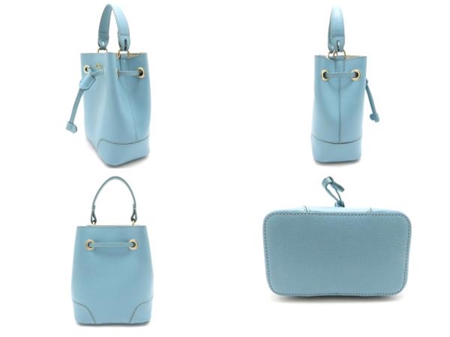 FURLA フルラ バッグ ショルダーバッグ 巾着2WAYショルダー ブルー