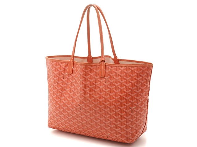 GOYARD ゴヤール トートバッグ サンルイPM オレンジ PVC コーティング