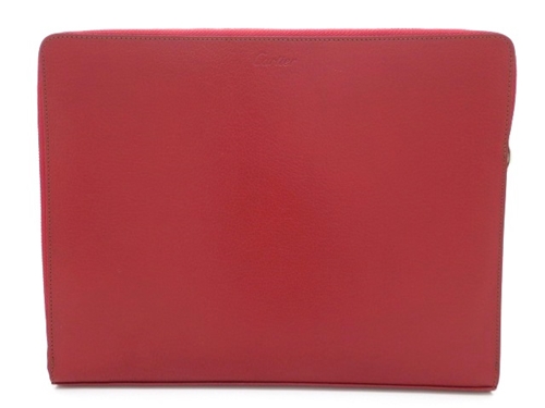 【新品】カルティエ　タブレットケース　レッド　箱付き Cartier - 【新品】カルティエ タブレットケース レッド 箱付き