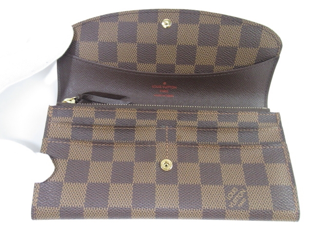 Louis Vuitton N63019ダミエ ポルトフォイユエミリー長財布 楽天市場】【中古】【LOUIS VUITTON】ルイ・ヴィトン