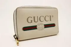 GUCCI グッチ 〔グッチ プリント〕レザーカード＆コインケース