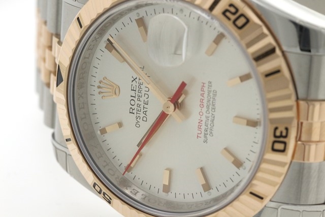 ２０１５年4月並行 ｒｏｌｅｘ ロレックス ターノグラフ １１６２６１ ピンクゴールド ステンレス D番 シルバー文字盤 男性用自動巻時計 473 の購入なら 質 の大黒屋 公式