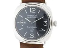 PANERAI 時計 パネライ ラジオミール ブラックシールロゴ PAM00380 メンズ 手巻き時計  ステンレス革（2143000461568）【430】 の購入なら「質」の大黒屋（公式）