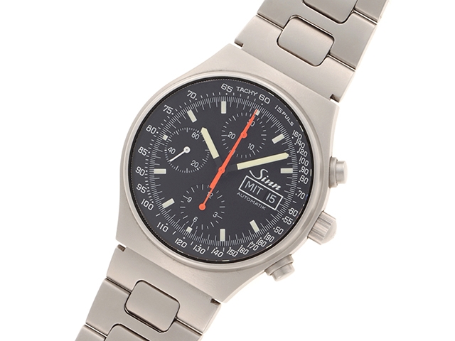 Sinn ジン 時計 ウォッチ 144 クロノグラフ ブラック クロ