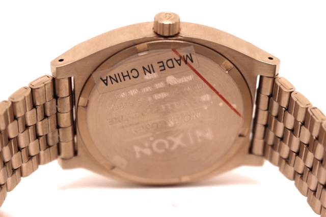 NIXON ニクソン 時計 ピンク文字盤 クオーツ タイムテラー