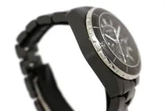 CHANEL　シャネル　時計　J12　H0940　ブラック　セラミック　クロノグラフ機能　自動巻き　メンズ　【200】