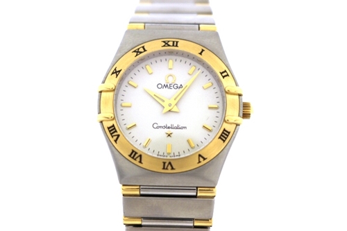 オメガ OMEGA 腕時計 レディース クオーツ デビル シルバー