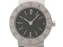 ブルガリ BVLGARI ブルガリブルガリ レディース クォーツ 腕時計 SS YG ブラック文字盤 BB23SGD  新入荷 BV0132