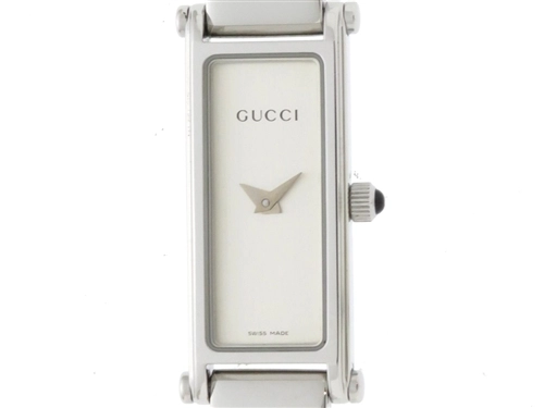 GUCCI グッチ 1500L シルバー文字盤 レディース 女性用腕時計 