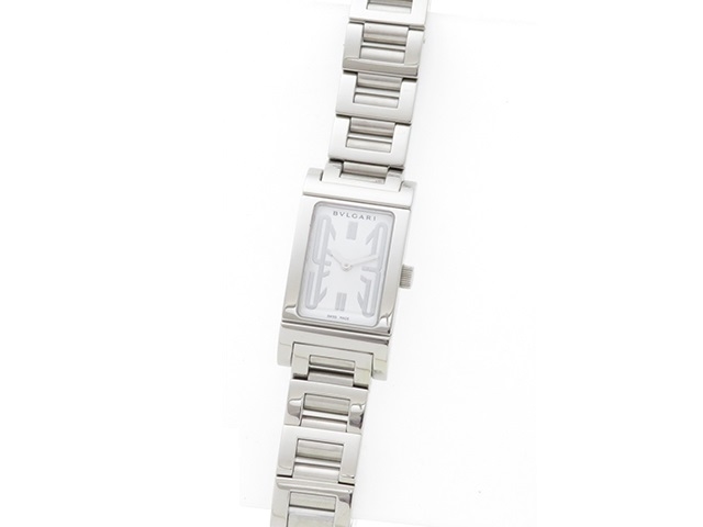BVLGARI ブルガリ 時計 レッタンゴロ RT39S クオーツ 白文字盤