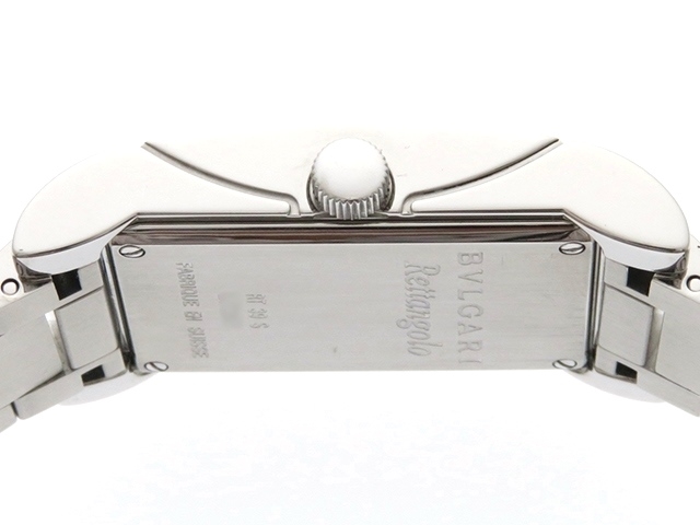 BVLGARI ブルガリ 時計 レッタンゴロ RT39S クオーツ 白文字盤