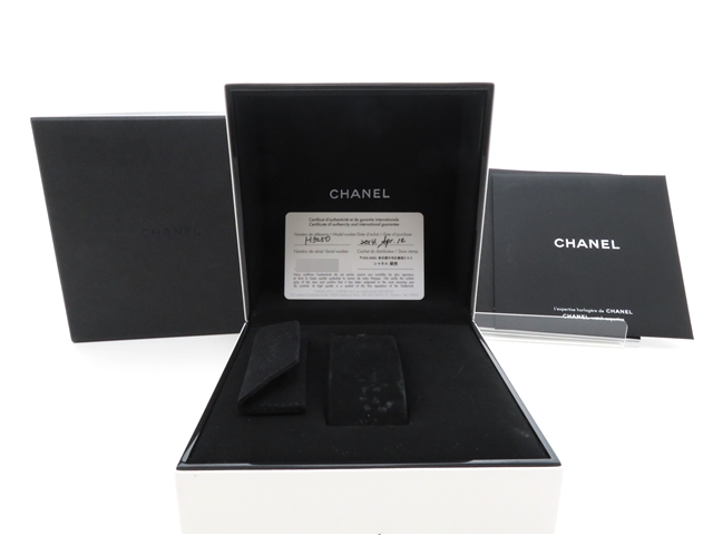 CHANEL シャネル プルミエール H3250 国内正規ギャランティーカード付き（2014年4月日付） ブラック文字盤 SS ステンレス クオーツ  ブレスレットウォッチ レディース 時計【204】