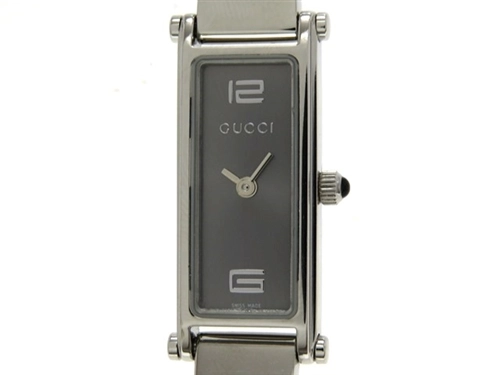 GUCCI グッチ 女性用腕時計 レディース 1500L ステンレス グレー文字盤