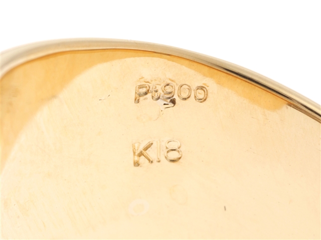 JEWELRY ノンブランド リング 指輪 K18/PT900 ゴールド プラチナ 12号 