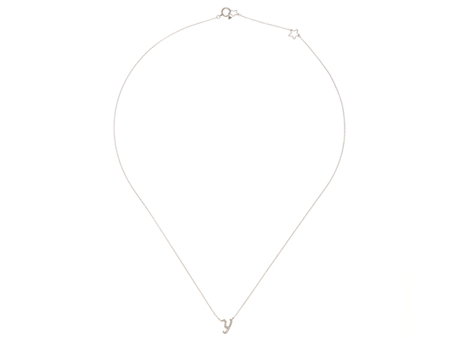 STAR JEWELRY スタージュエリー ダイヤモンド イニシャルY ネックレス