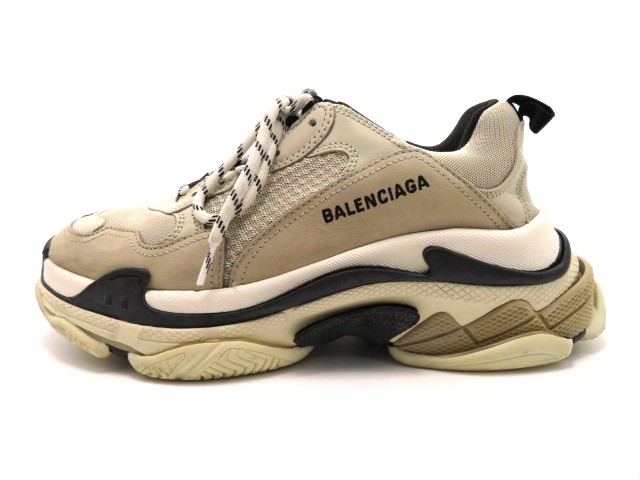 BALENCIAGA バレンシアガ スニーカー トリプルＳ ベージュ/ブラック