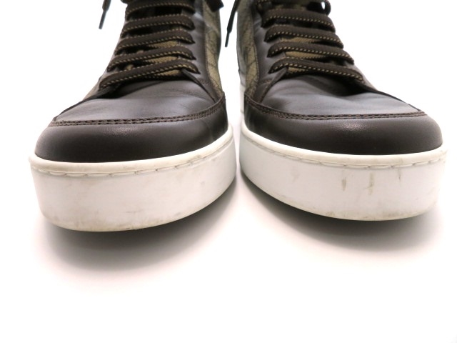 GUCCI グッチ ハイカットスニーカー GGスプリーム ベージュ ブラウン