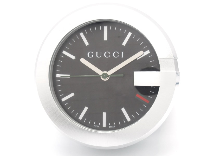 GUCCI グッチ 時計 置き時計 210 クオーツ SS 黒文字盤【431】 の購入