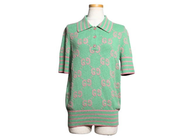 GUCCI グッチ 衣類 トップス Tシャツ 691651 GGコットンポロシャツ