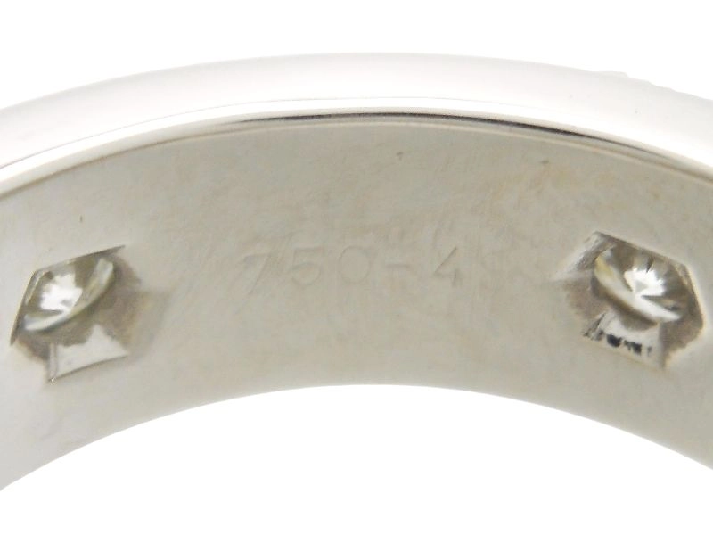 Cartier　カルティエ　ラブリング　オール　指輪　WG　ホワイトゴールド　D　ダイヤモンド　7.9g　48号　日本サイズ8号　B4026000