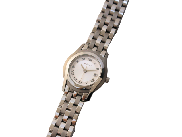 GUCCI 時計 シルバー 5500L 楽天市場】GUCCI(グッチ) 5500L ラウンドフェイス デイト