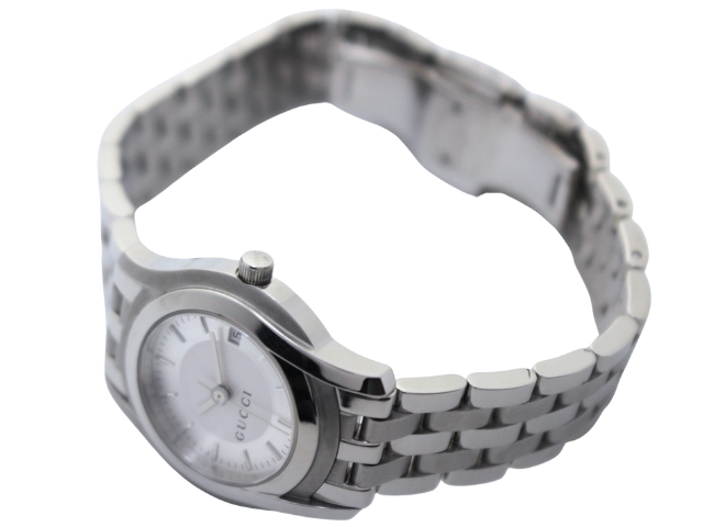 GUCCI グッチ 腕時計 5500L･Gクラス シルバー SS YA055519/5500L クォーツ レディース 2148103924569 【200】