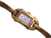GUCCI グッチ 腕時計 バングルウォッチ PGP ピンクシェル 6800L
