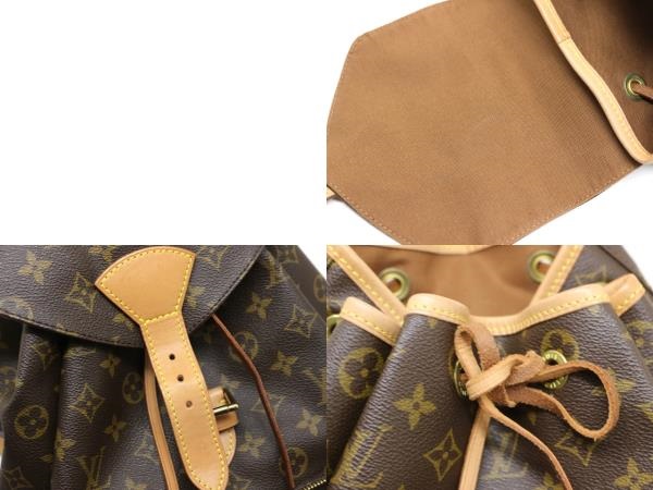 [鑑定済] Louis Vuitton モンスリGMバックパック M51135 LOUIS VUITTON ルイ・ヴィトン リュックサック モンスリGM