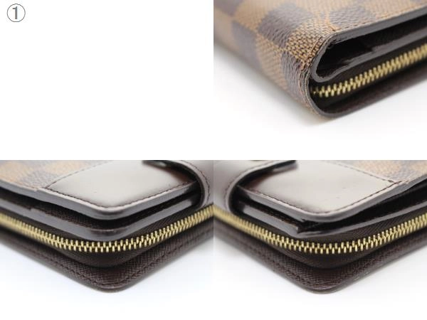 LOUIS VUITTON　ルイヴィトン　財布　コンパクト・ジップ　ダミエ　N61668　2148103692727　【200】