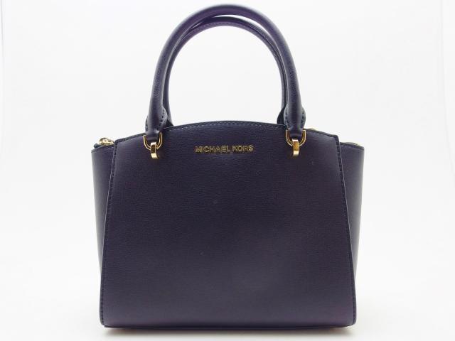 MICHAEL KORS　マイケルコース　2WAYバッグ　35H7GE0S1L　ブラック　レザー　【435】