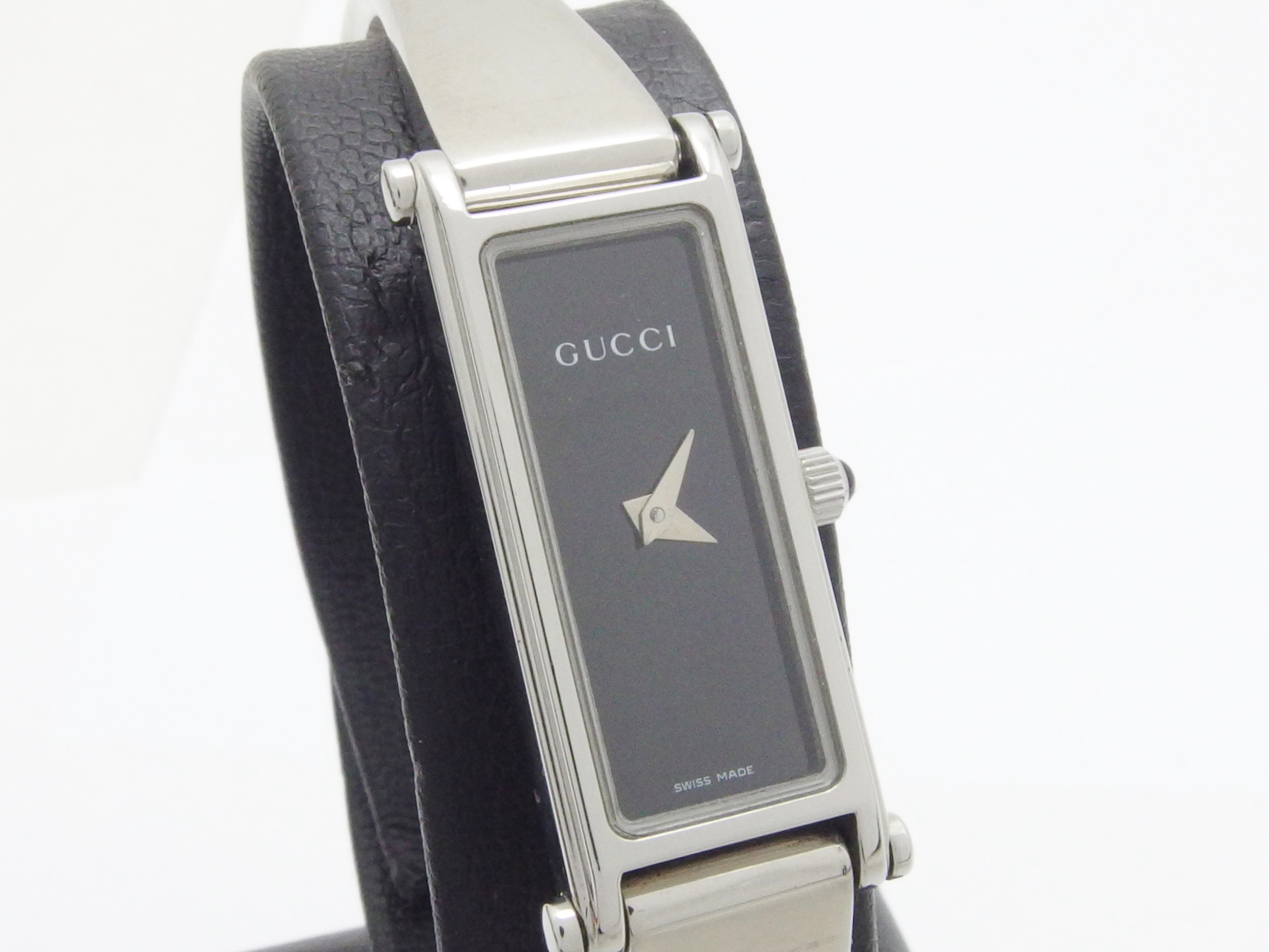 6327円 正規取扱店 GUCCI グッチ 1500L スクエア クォーツ 腕時計