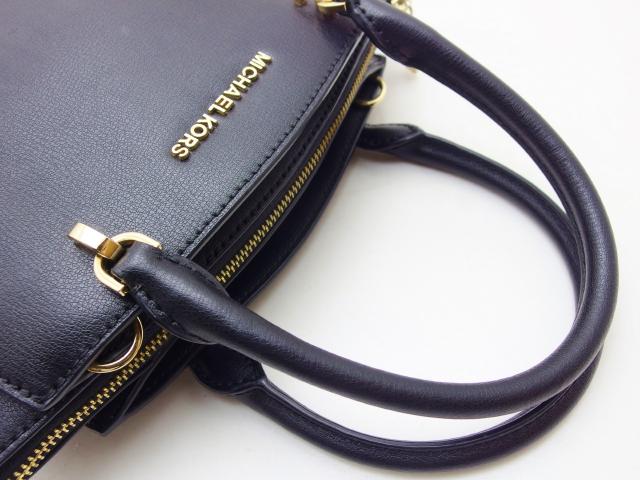 MICHAEL KORS マイケルコース 2WAYバッグ 35H7GE0S1L ブラック レザー