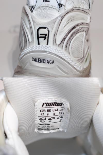 BALENCIAGA バレンシアガ スニーカー RUNNER TRAINERS メンズ42 約27.5