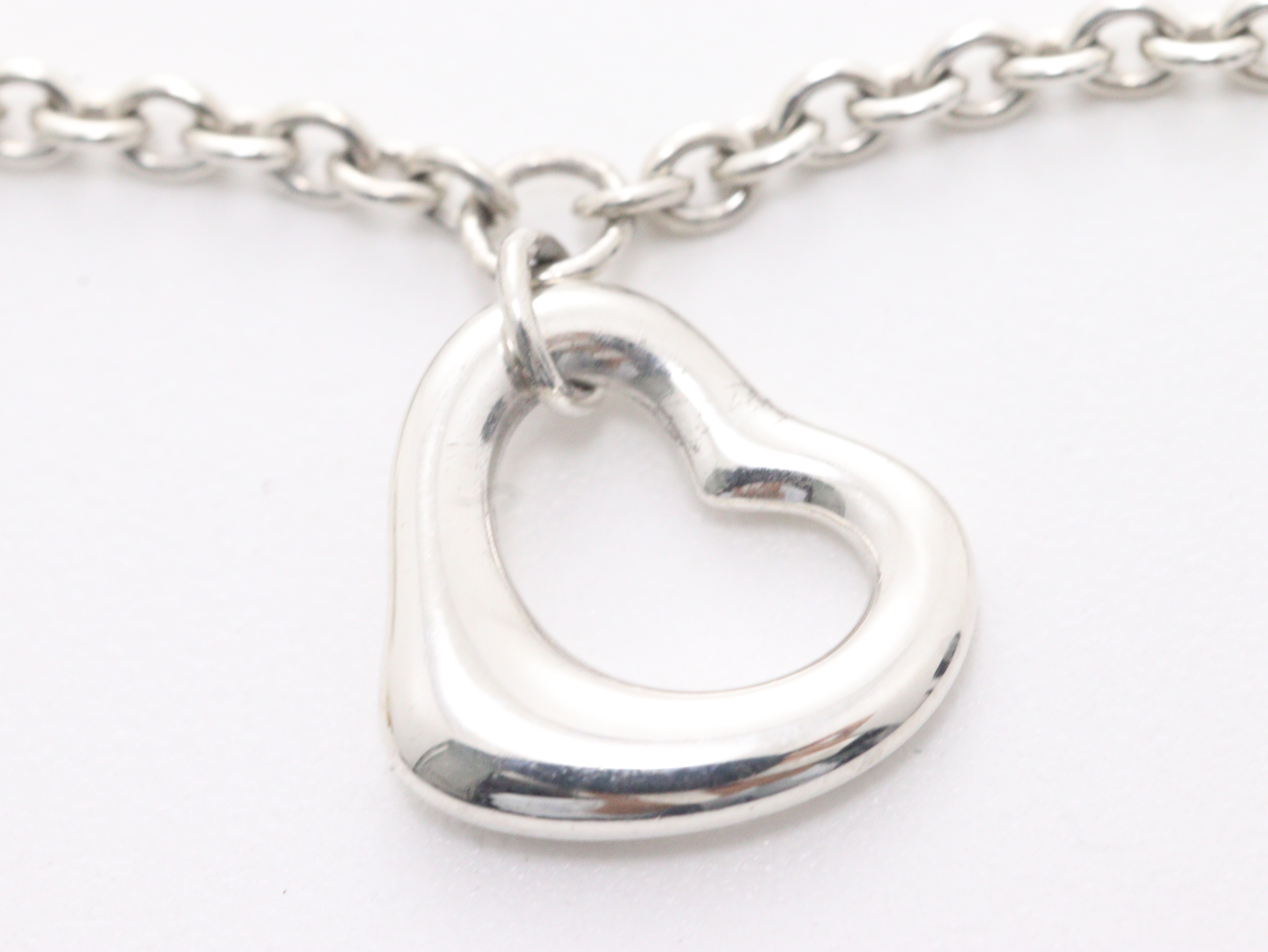 TIFFANY&CO ティファニー オープンハートブレスレット シルバー
