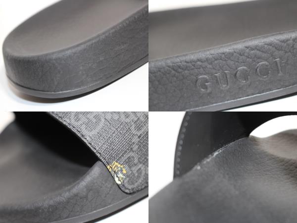 GUCCI グッチ GGスプリーム メンズ タイガー スライドサンダル GUCCI グッチ GGスプリーム メンズ タイガー スライドサンダル