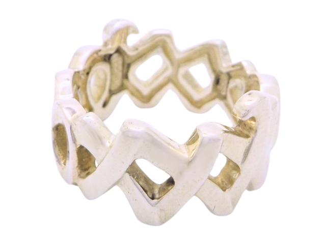 TIFFANY&CO ティファニー ラブ＆キスリング シルバー 5.3g 9号