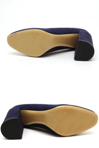Salvatore Ferragamo　サルヴァトーレ・フェラガモ　パンプス　レディース5　パープル　スエード　AREZZO85 　214340021887　【432】