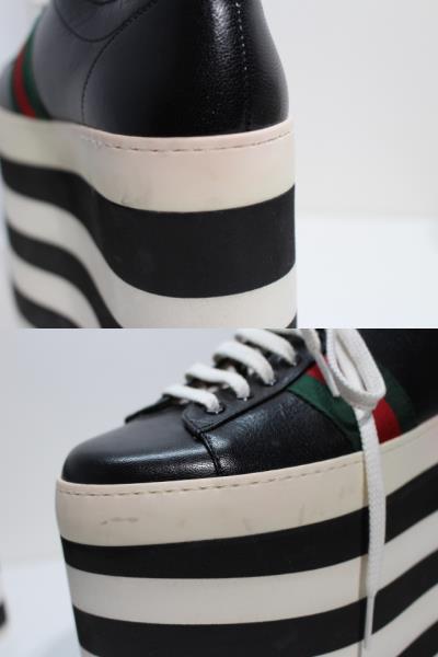 GUCCI スニーカー 黒 グッチ GUCCI スニーカー メンズ エース シューズ 386750-02JR0