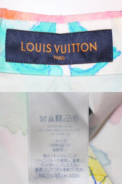 LOUIS VUITTON ルイヴィトン トップス 半袖シャツ メンズM マルチ
