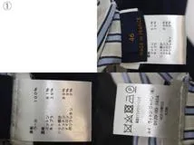 LOUIS VUITTON ルイ・ヴィトン 衣類 バックプリントスタジアムジャンパー メンズ46 ネイビー/ホワイト ウール HEB15WECZ (2120500250014) 【200】