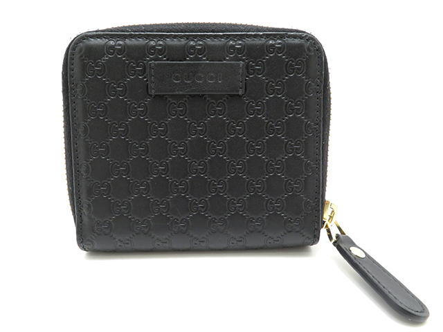 Gucci グッチシマ　二つ折り財布 折りたたみ財布　黒 Gucci グッチシマ 二つ折り財布 折りたたみ財布 黒